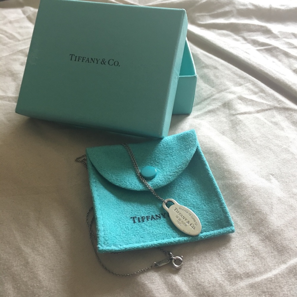 Tiffany & Co. tag necklace